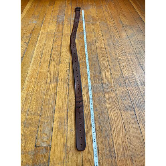 DENIZEN Distressed Brown Perforated Leather Belt Mens sz L - Picture 11 of 11